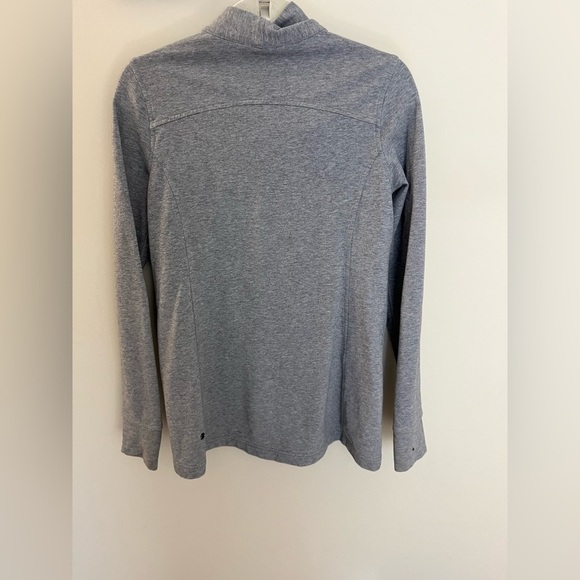 Lululemon Coast Wrap II Gray Sweater Size 6 - Picture 2 of 10